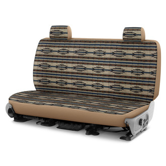Dash Designs® - Southwest Sierra™ 3rd Row Tan Custom Seat Cover