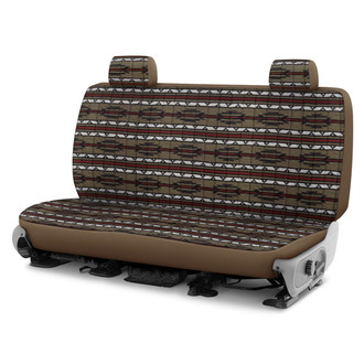 Dash Designs® - Southwest Sierra™ 3rd Row Taupe Custom Seat Cover