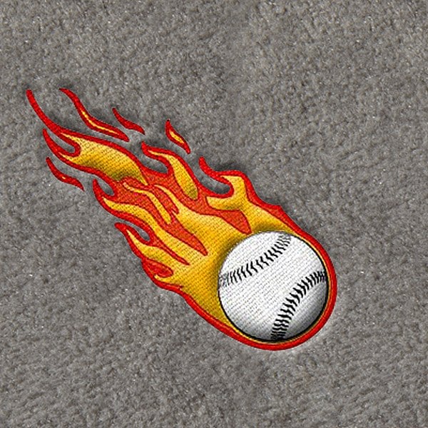 DashMat® - Embroidery "Flaming Baseball" Logo