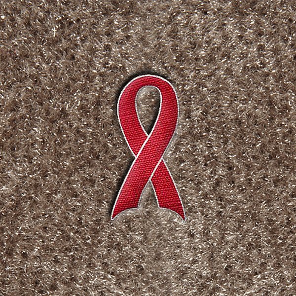 DashMat® - Embroidery "Support Ribbon" Red Logo