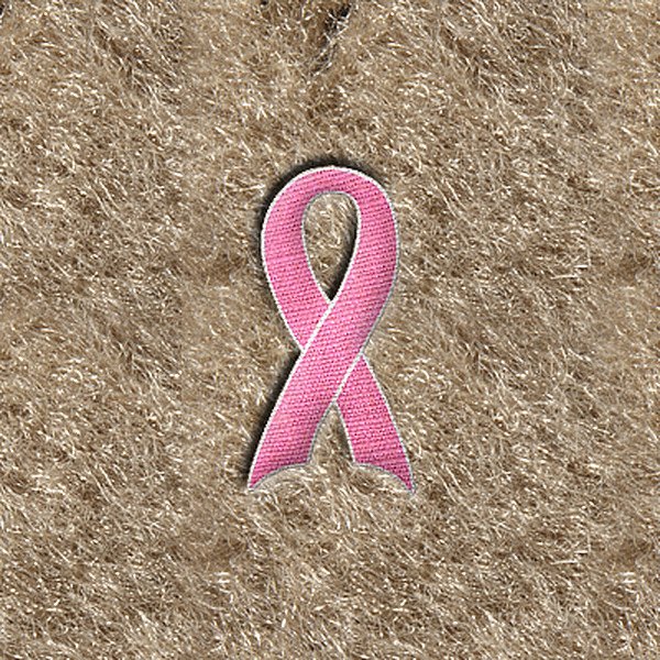 DashMat® - Embroidery "Support Ribbon" Pink Logo