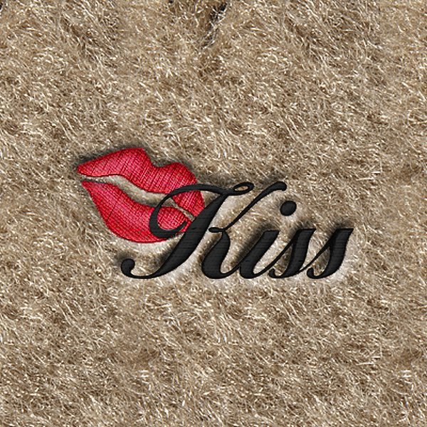 DashMat® - Embroidery "Kiss & Lips" Logo