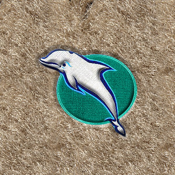 DashMat® - Embroidery "Dolphin" Logo