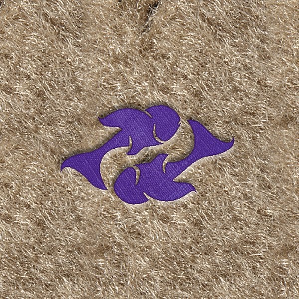 DashMat® - Embroidery "Pisces" Purple Logo