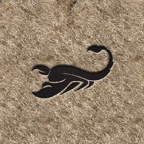 DashMat® - Embroidery "Scorpio" Black Logo