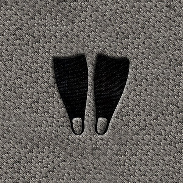 DashMat® - Embroidery "Dive Flippers" Black Logo