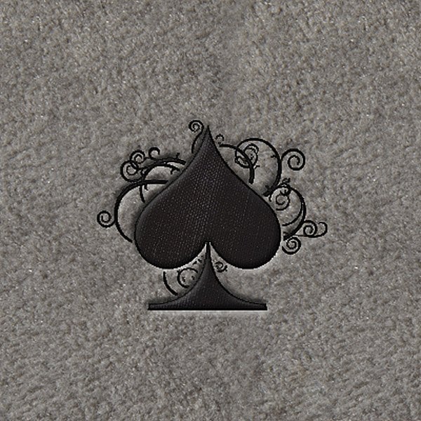 DashMat® - Embroidery "Poker Spade" Black Logo