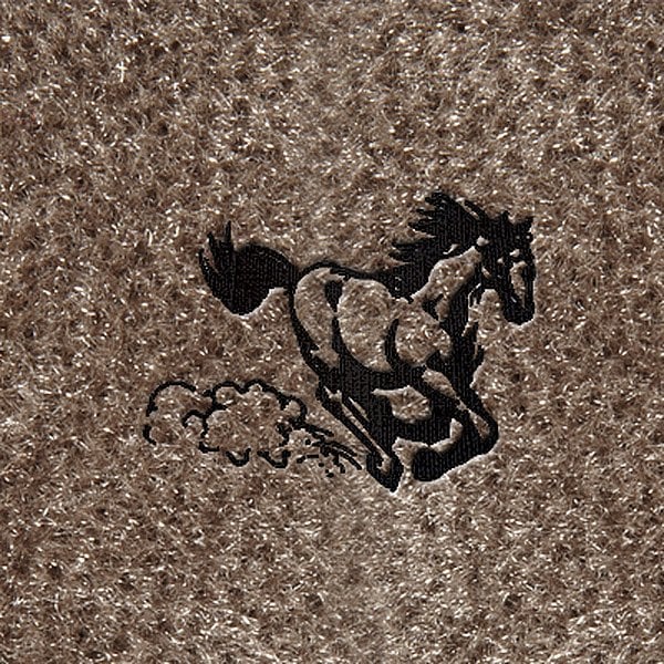 DashMat® - Embroidery "Running Horse" Black Logo