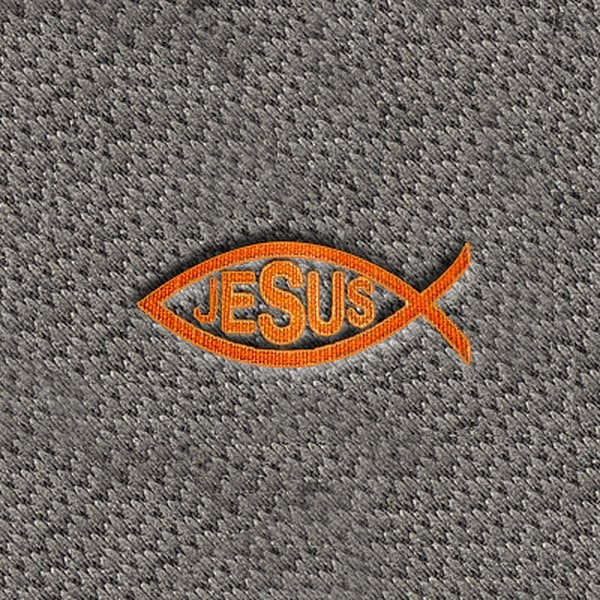 DashMat® - Embroidery "Fish with Jesus" Logo