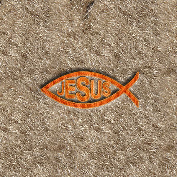 DashMat® - Embroidery "Fish with Jesus" Logo