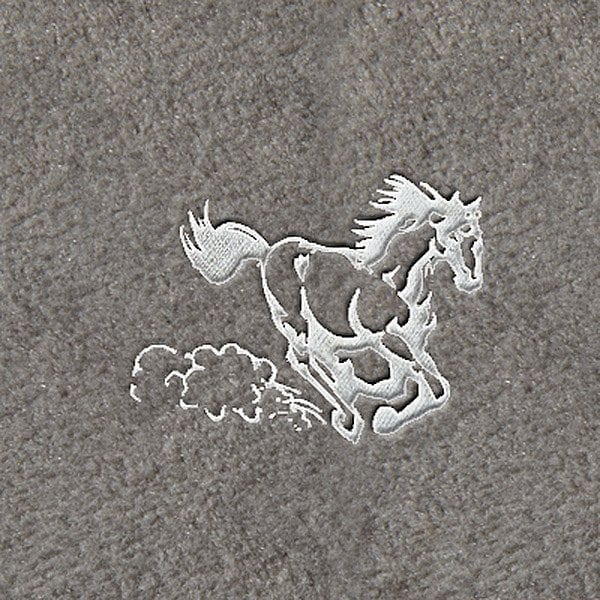 DashMat® - Embroidery "Running Horse" White Logo