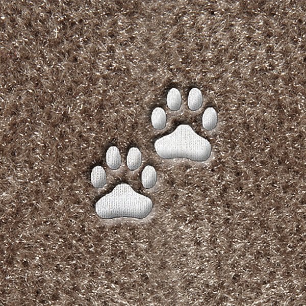 DashMat® - Embroidery "Dog Paws" White Logo