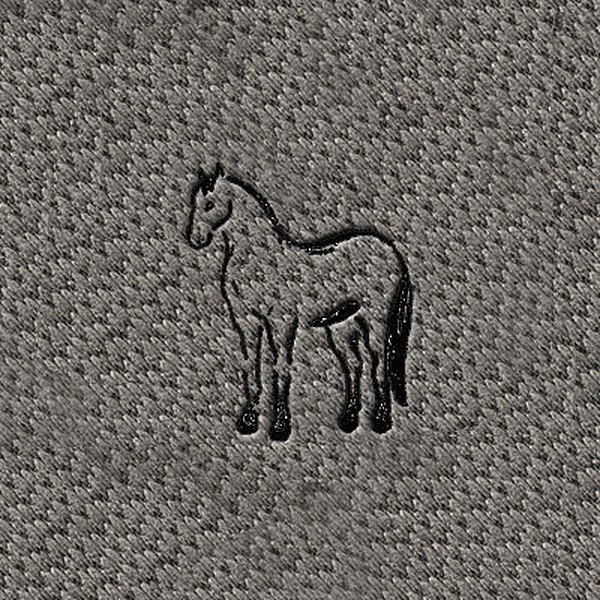 DashMat® - Embroidery "Quarter Horse" Black Logo