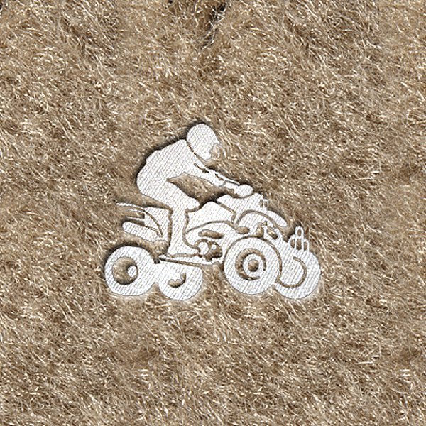 DashMat® - Embroidery "ATV" White Logo