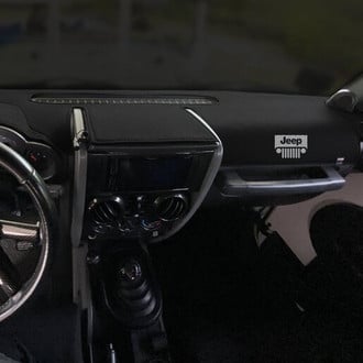 DashMat® - Jeep Limited Edition™ Black Polyester Custom Dash Cover