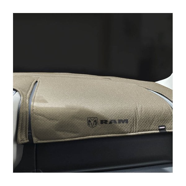  DashMat® - Ram Limited Edition™ Beige Polyester Custom Dash Cover