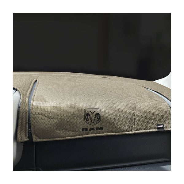  DashMat® - Ram Limited Edition™ Beige Polyester Custom Dash Cover