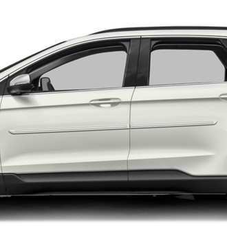 Dawn® - 1.25" Wide Body Side Moldings with Chrome Insert (Painted)