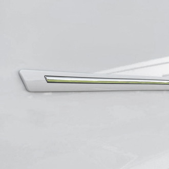 Dawn® - 1.25" Wide Body Side Moldings with Chrome Insert (Painted)