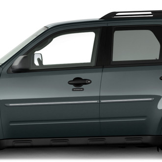 Dawn® - 1.25" Wide Body Side Moldings with Chrome Insert (Painted)