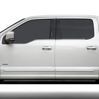 Dawn® - 1.25" Wide Body Side Moldings with Chrome Insert (Painted)