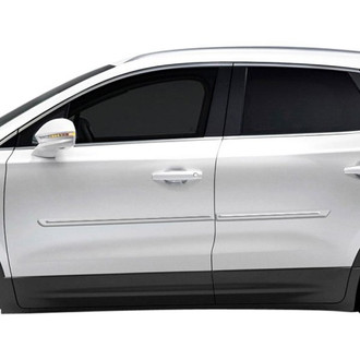 Dawn® - 1.25" Wide Body Side Moldings with Chrome Insert (Painted)