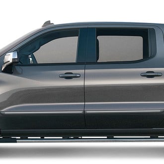 Dawn® - 1.25" Wide Body Side Moldings with Chrome Insert (Painted)