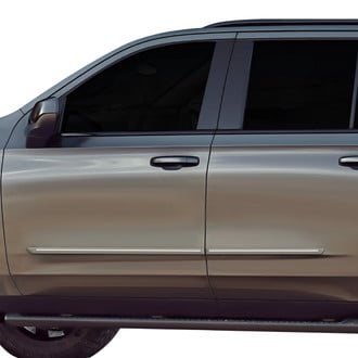 Dawn® - 1.25" Wide Body Side Moldings with Chrome Insert (Painted)