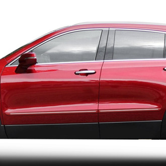 Dawn® - 1.25" Wide Body Side Moldings with Chrome Insert (Painted)