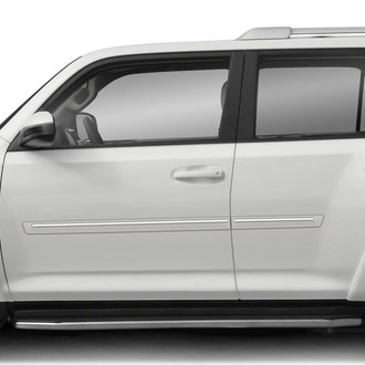 Dawn® - 2.5" Wide Body Side Moldings with Chrome Insert (Painted)