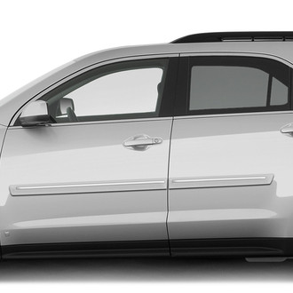 Dawn® - 2.5" Wide Body Side Moldings with Chrome Insert (Painted)