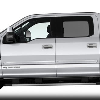 Dawn® - 2.5" Wide Body Side Moldings with Chrome Insert (Painted)