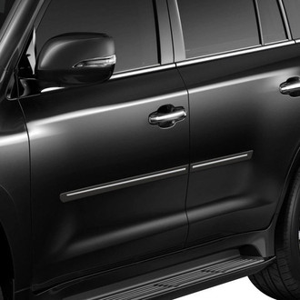 Dawn® - 2.5" Wide Body Side Moldings with Chrome Insert (Painted)