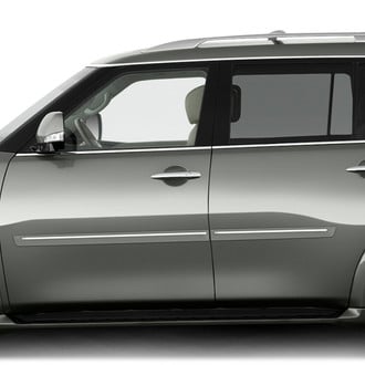 Dawn® - 2.5" Wide Body Side Moldings with Chrome Insert (Painted)
