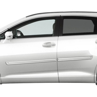 Dawn® - 2.5" Wide Body Side Moldings with Chrome Insert (Painted)