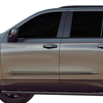 Dawn® - 1.25" Wide Body Side Moldings with Color Insert (Painted)