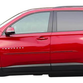 Dawn® - 1.45" Wide Body Side Moldings with Color Insert (Painted)