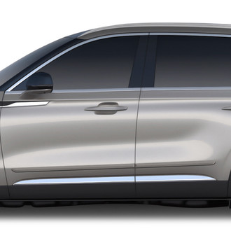 Dawn® - 1.25" Wide Body Side Moldings without Insert (Painted)