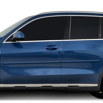 Dawn® - 1.25" Wide Body Side Moldings without Insert (Painted)