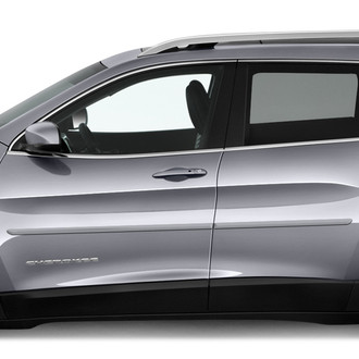 Dawn® - 1.25" Wide Body Side Moldings without Insert (Painted)