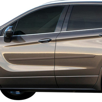 Dawn® - 1.25" Wide Body Side Moldings without Insert (Painted)