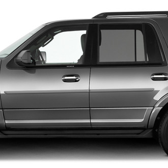 Dawn® - 1.25" Wide Body Side Moldings without Insert (Painted)
