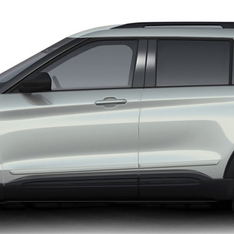 Dawn® - 1.25" Wide Body Side Moldings without Insert (Painted)