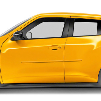 Dawn® - 1.25" Wide Body Side Moldings without Insert (Painted)