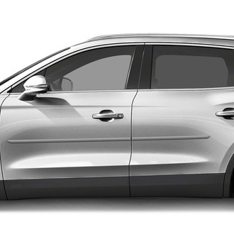 Dawn® - 1.25" Wide Body Side Moldings without Insert (Painted)