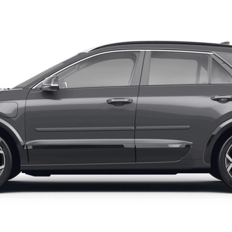 Dawn® - 1.25" Wide Body Side Moldings without Insert (Painted)
