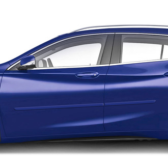 Dawn® - 1.25" Wide Body Side Moldings without Insert (Painted)