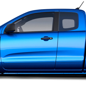 Dawn® - 1.25" Wide Body Side Moldings without Insert (Painted)