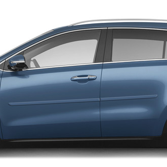 Dawn® - 1.25" Wide Body Side Moldings without Insert (Painted)