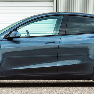 Dawn® - 1.25" Wide Body Side Moldings without Insert (Painted)